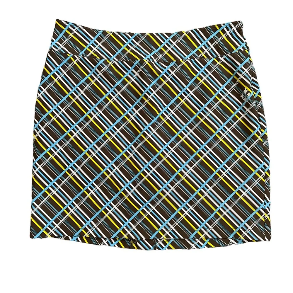 Jofit Signature Plaid Performance Golf Skort Size:‎ 8